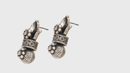 Timeless Craft: Sangeeta Boochra Silver Handcrafted Earrings