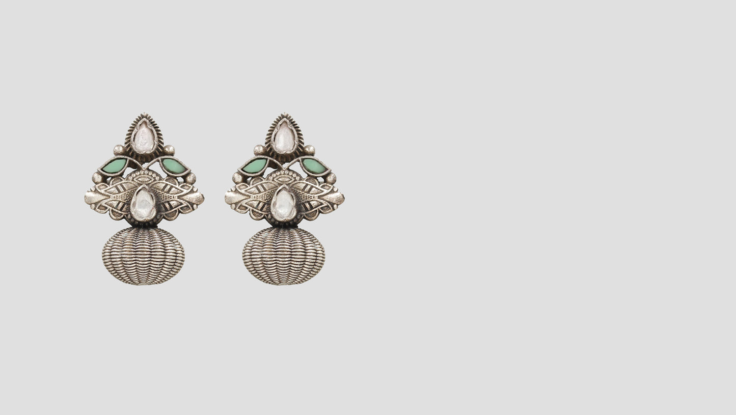 Minimal Luxe: Handcrafted Silver Studs by Sangeeta Boochra