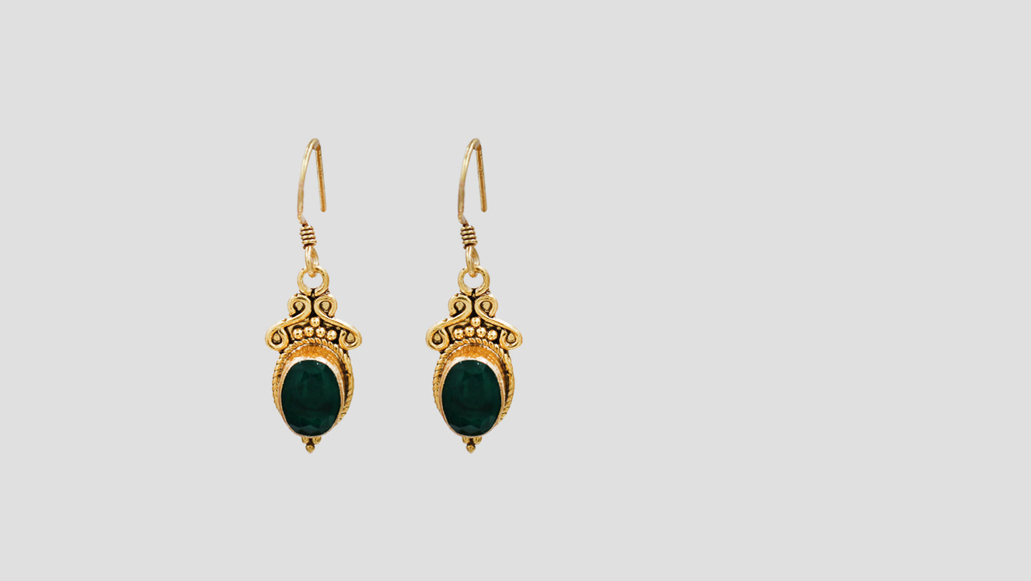 Sangeeta Boochra Heritage Gold Plated Danglers