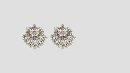 Sangeeta Boochra Heritage Pearl & Kundan Statement Earrings