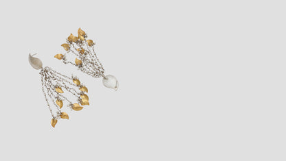 "Artisan Drops: Sangeeta Boochra’s Signature Silver Hanging Earrings "