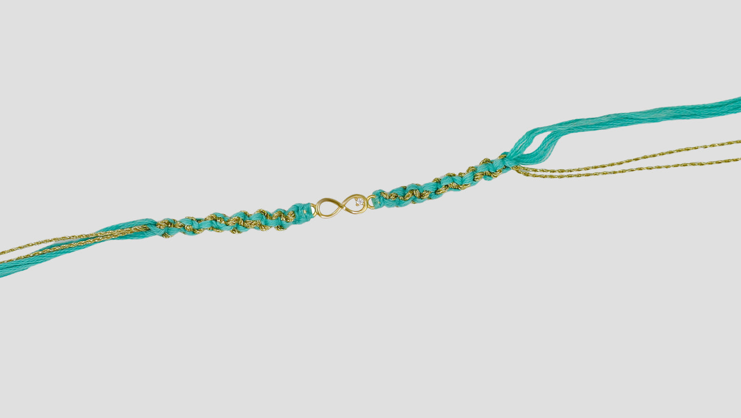 Infinity Symbol 925 Silver Rakhi | Sangeeta Boochra