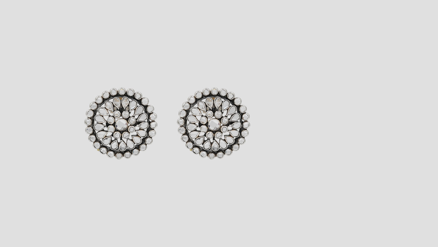 Sangeeta Boochra Artisan Floral Stud