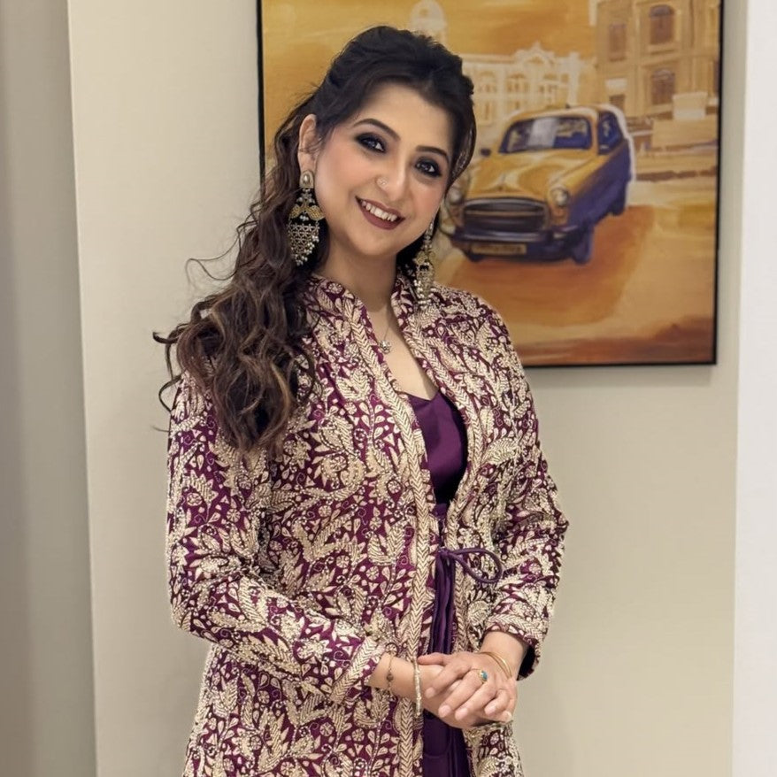 Kaushiki Chakraborty in Heritage Jewels by Sangeeta Boochra