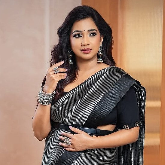 Ethereal Beauty in Silver | Shreya Ghoshal in Sangeeta Boochra