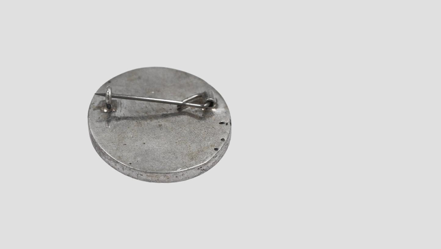 Handcrafted Oxidised Silver Classic Floral Brooch with Sparkling Stone Detailing | Sangeeta Boochra