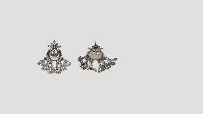 Heritage Kundan Statement Earrings by Sangeeta Boochra