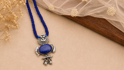 Vividh- Silver Jahanara Necklace