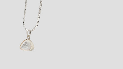 Ethereal Glow: Sangeeta Boochra Moissanite Silver Pendant & Earrings