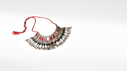 Sangeeta Boochra Tribal Silver Necklace