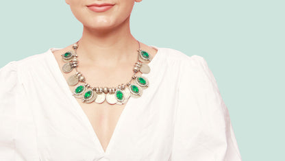 Sangeeta Boochra Silver Necklace