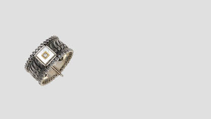 Regal Splendor: Sangeeta Boochra Handcrafted Silver Bangle