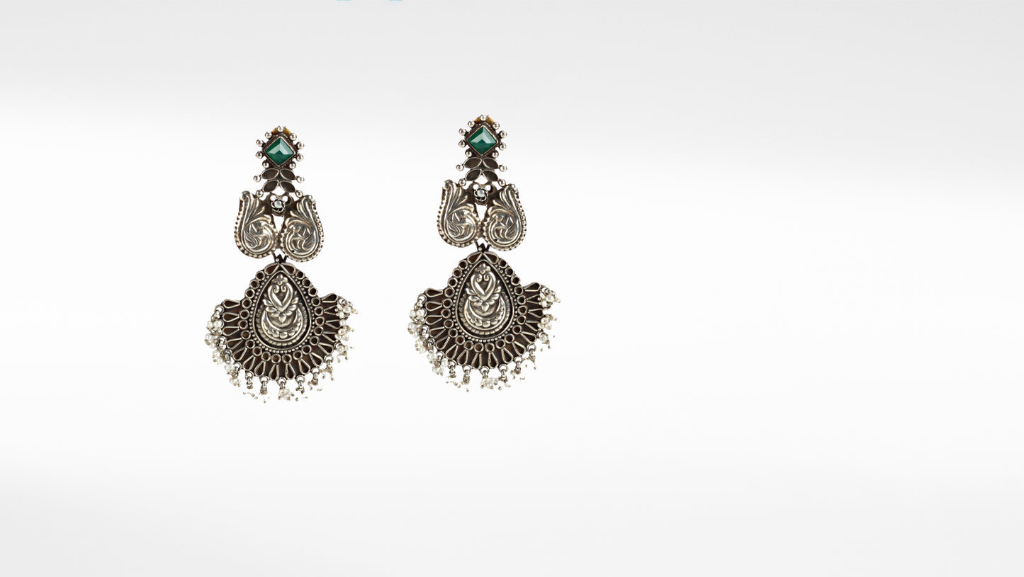 Sangeeta Boochra Silver Earrings