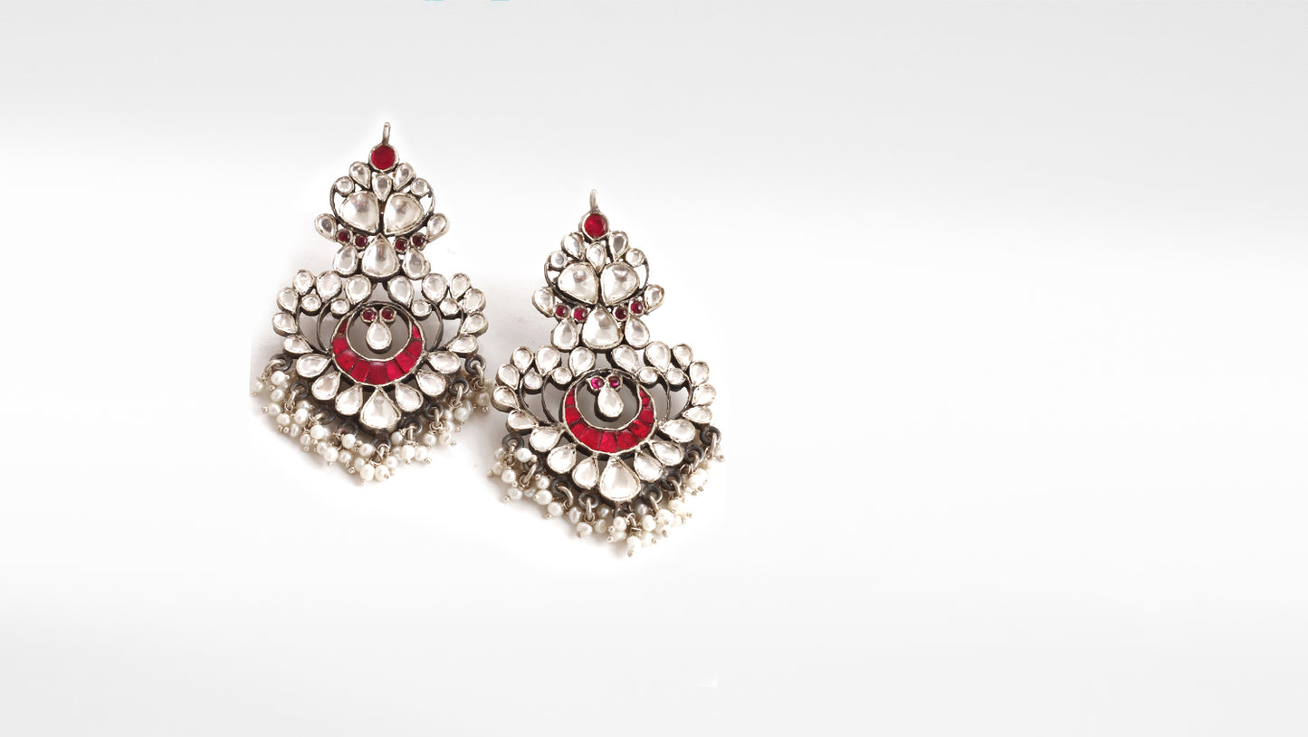 Sangeeta Boochra Silver Earrings