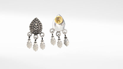 Sangeeta Boochra Silver Oxidized Handcrafted Earring