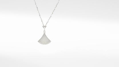 Sangeeta Boochra CZ Studded Sterling Silver Pendant with Chain