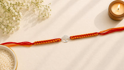 Luxury Sterling Silver Tree of Life Rakhi | Sangeeta Boochra