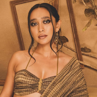 Sangeeta Boochra Silver Statement Jewellery | Styled by Sayani Gupta