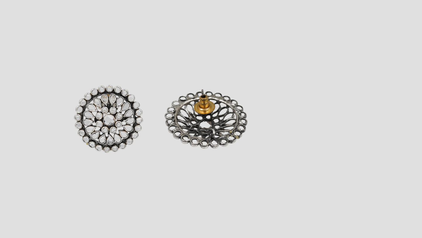 Sangeeta Boochra Artisan Floral Stud