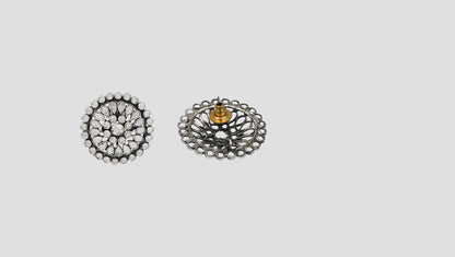 Sangeeta Boochra Artisan Floral Stud
