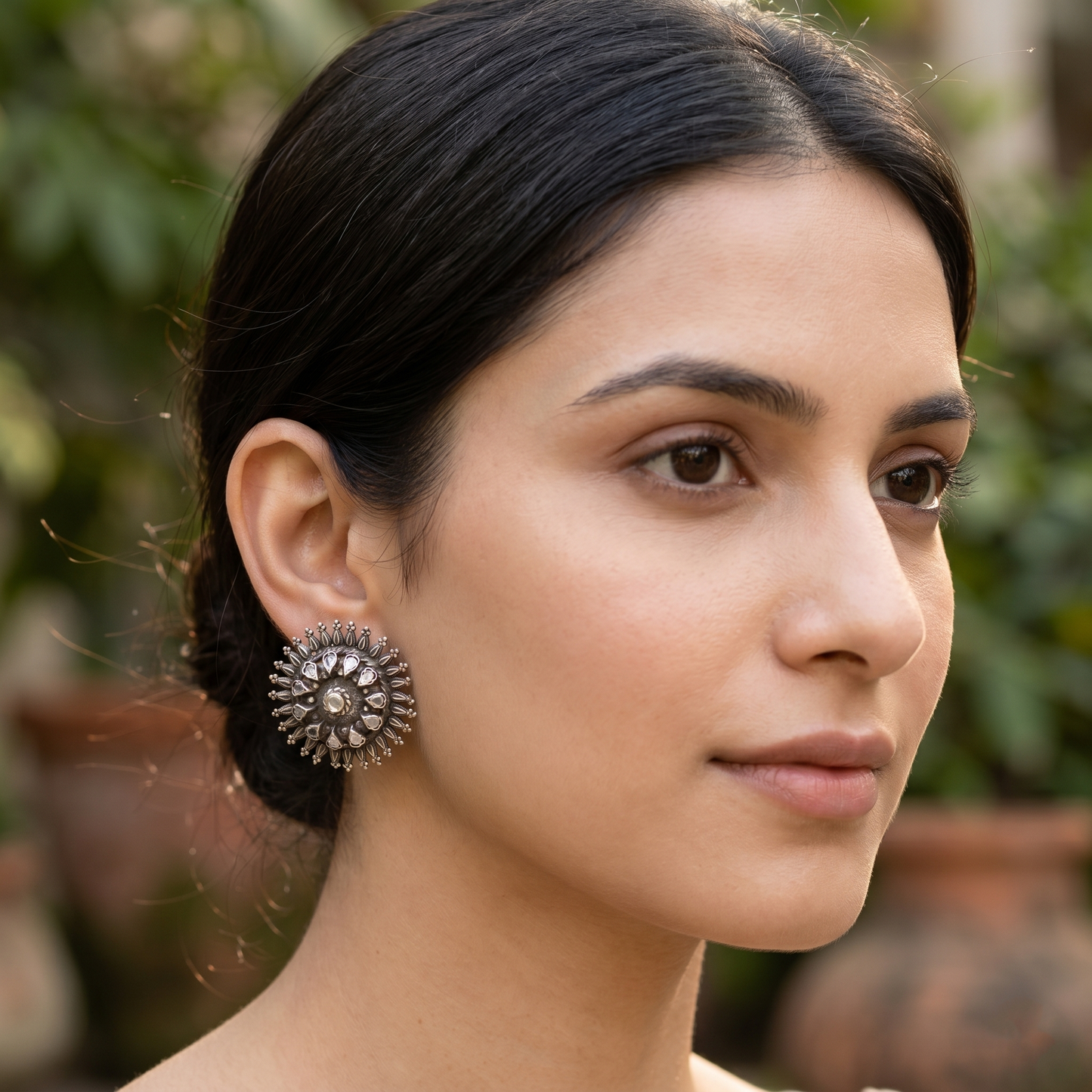 Sangeeta Boochra Ethnic Charm Statement Studs