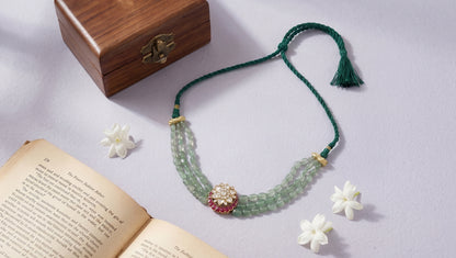 Sangeeta Boochra Timeless Floral Gold-Plated Choker