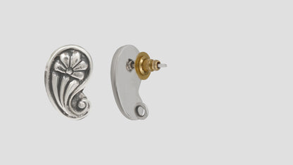 Sangeeta Boochra Handcrafted Oxidised Silver Studs