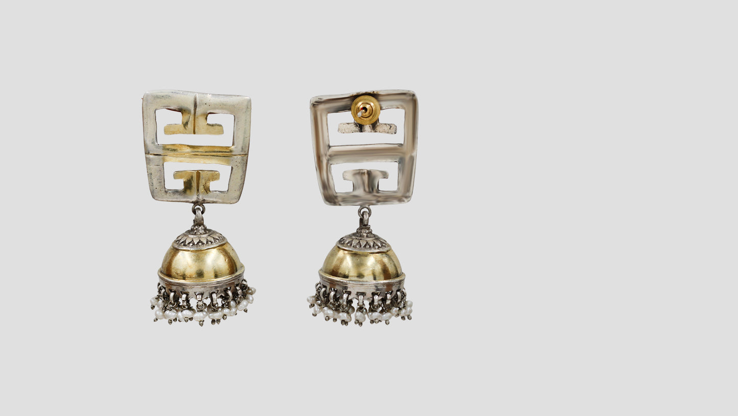 Sangeeta Boochra Artisan Dual-Plated Statement Earrings