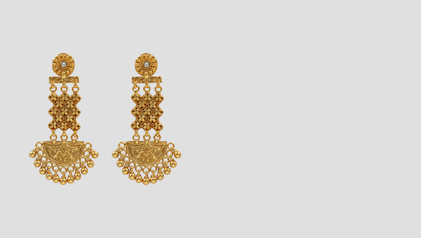 Royal Heritage 925 Silver Earrings by Sangeeta Boochra