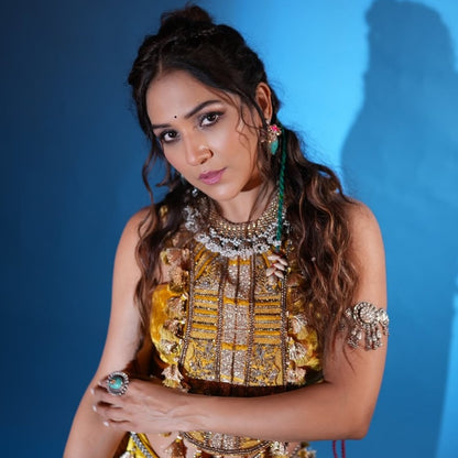 Neeti Mohan In Sangeeta Boochra Silver Jewellery Collection