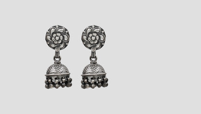 Sangeeta Boochra Traditional Floral Jhumka Earrings