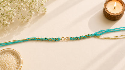 Infinity Symbol 925 Silver Rakhi | Sangeeta Boochra