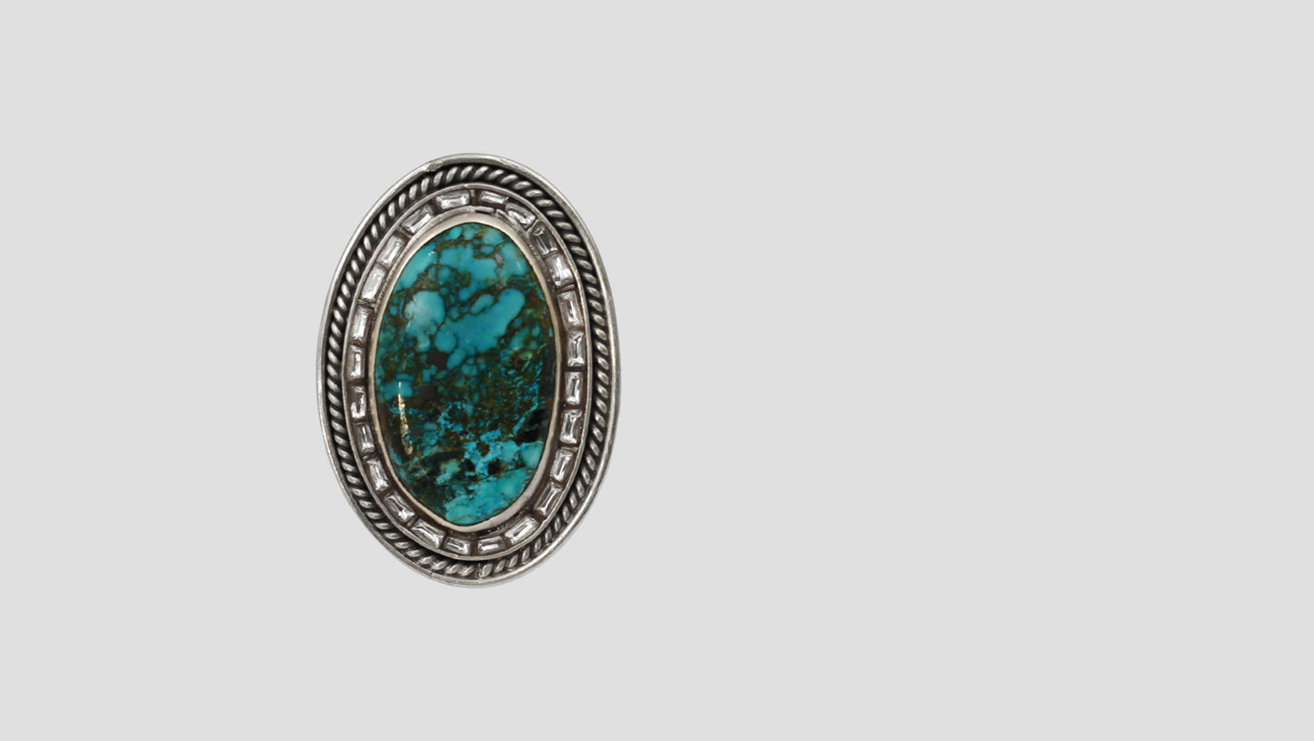 Sangeeta Boochra Signature Turquoise Statement Ring