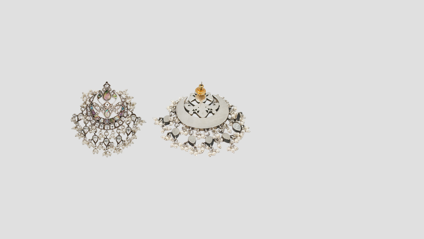 Sangeeta Boochra Heritage Pearl & Kundan Statement Earrings