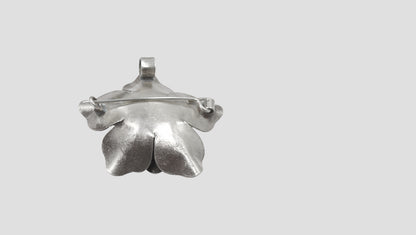 Handcrafted Oxidised Flower Pendant – Sangeeta Boochra