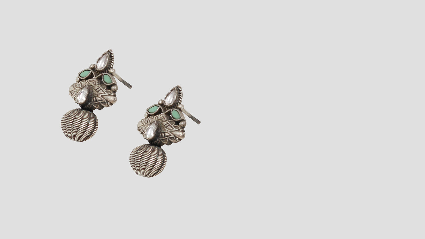 Minimal Luxe: Handcrafted Silver Studs by Sangeeta Boochra