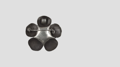 Sangeeta Boochra Artistic Oxidised Silver Textured Flower Pendant