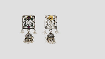 Sangeeta Boochra Traditional Kundan & Pearl Drop Earrings