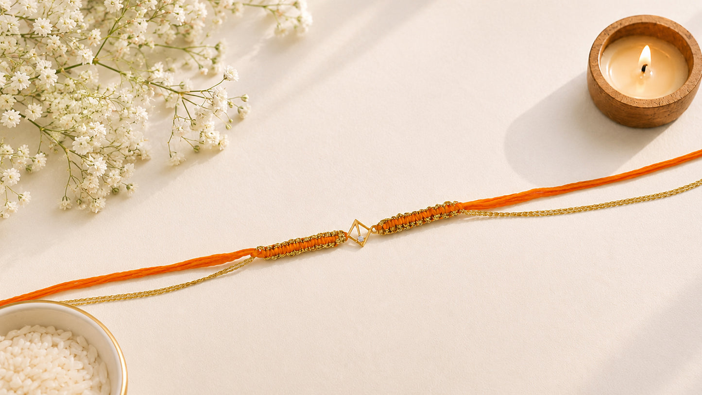 Premium Sterling Silver Rakhi | Sangeeta Boochra