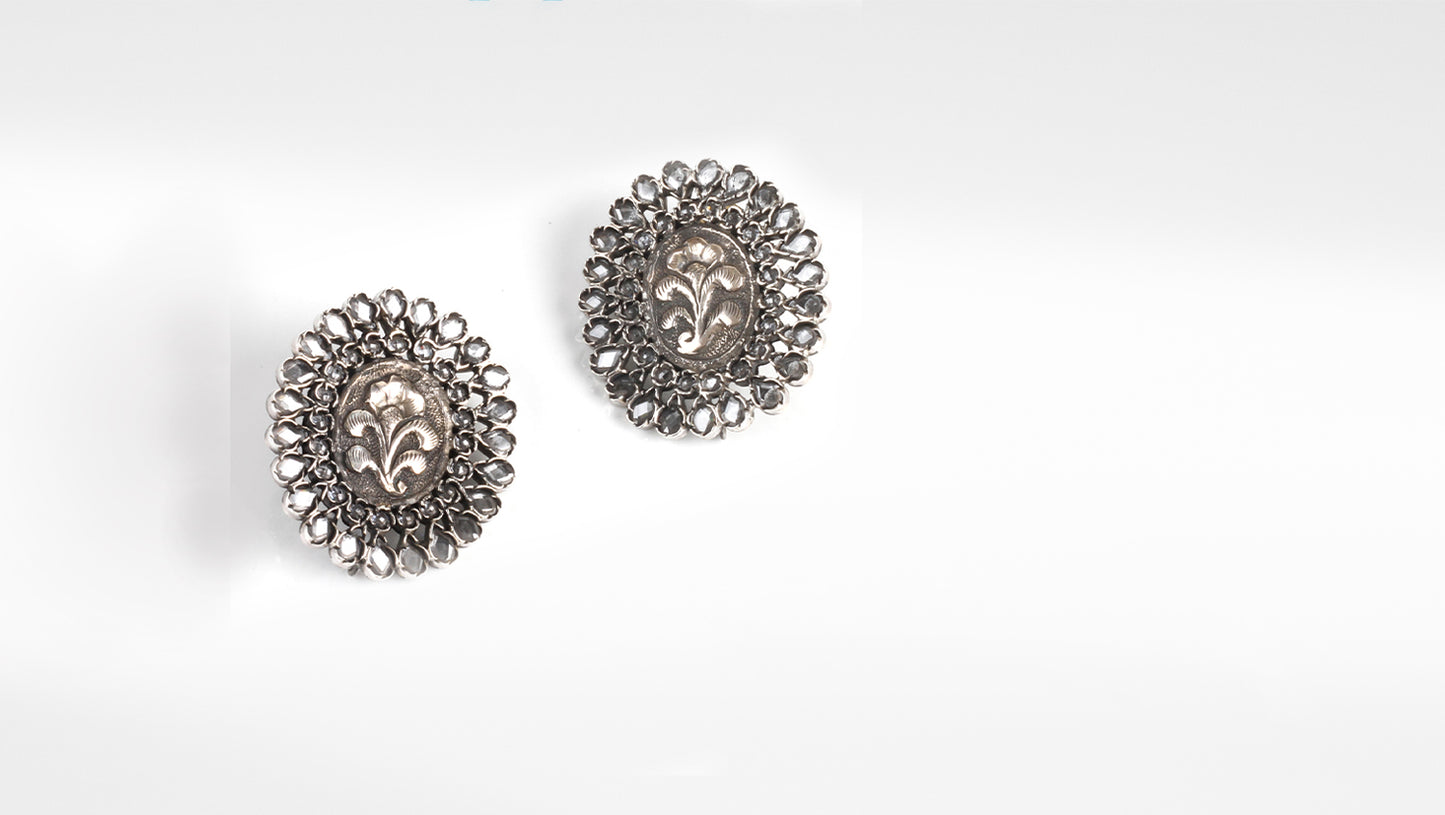 Sangeeta Boochra Silver Earrings