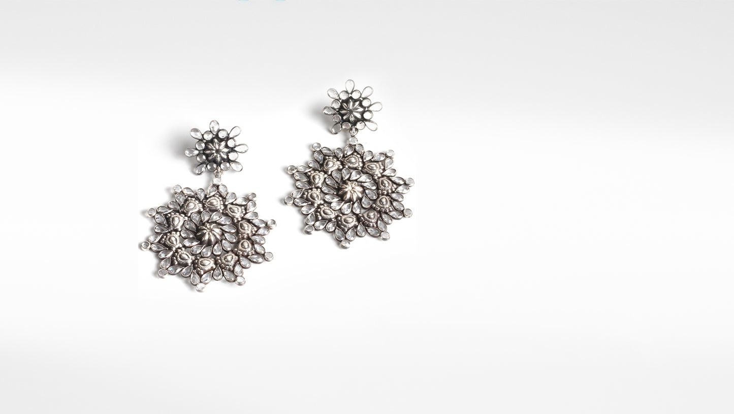 Sangeeta Boochra Silver Earrings