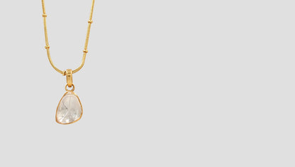 Gold Glow: Sangeeta Boochra Moissanite Pendant & Earrings