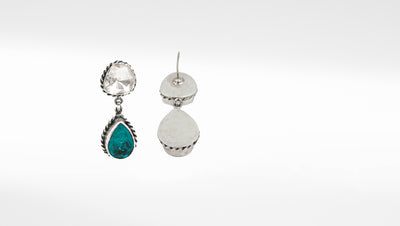 Silver Seductive Studded with moissanite Earring