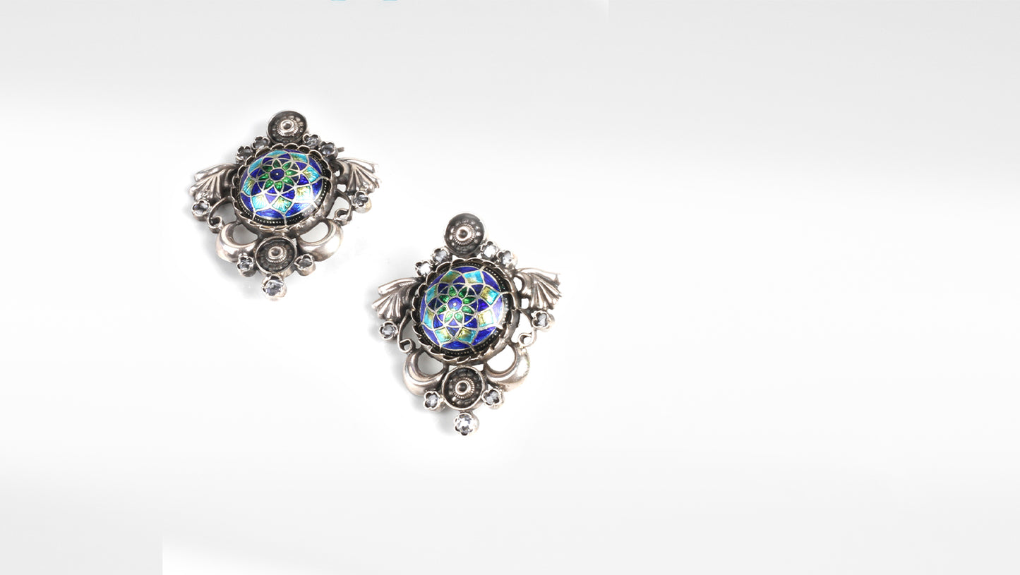 Sangeeta Boochra Silver Earrings