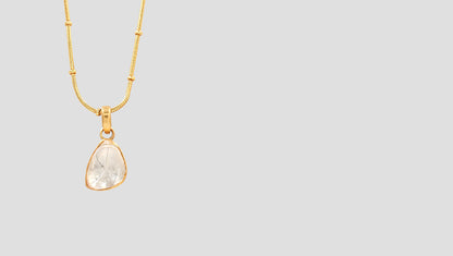 Gold Glow: Sangeeta Boochra Moissanite Pendant & Earrings