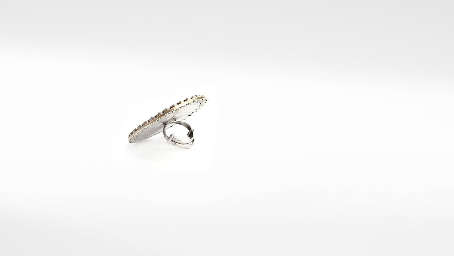 Sangeeta Boochra Silver Ring