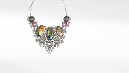 Sangeeta Boochra Tribal Silver Necklace