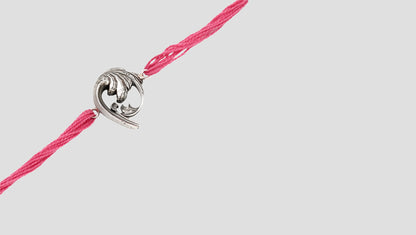 Guardian Spirit Silver Rakhi by Sangeeta Boochra