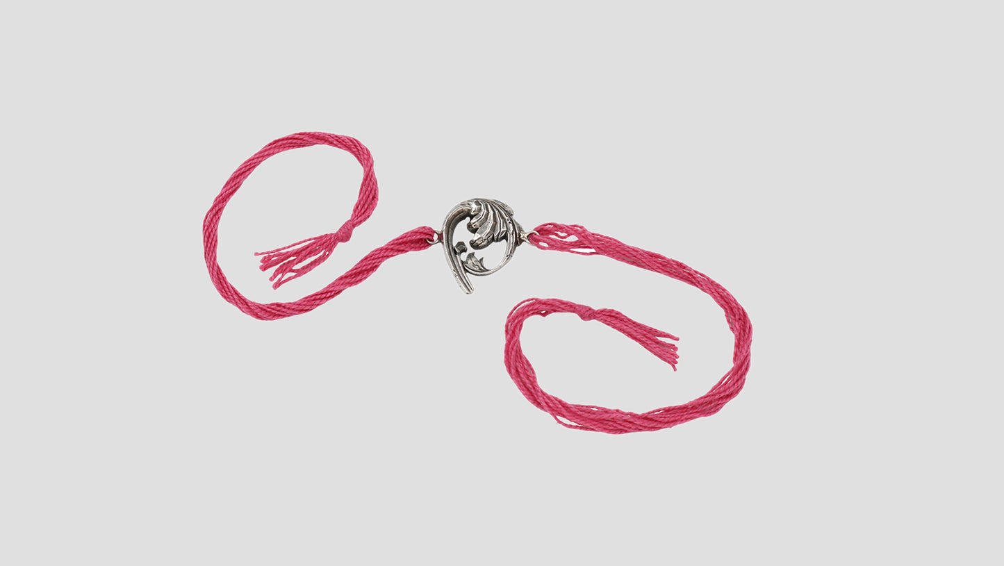 Guardian Spirit Silver Rakhi by Sangeeta Boochra