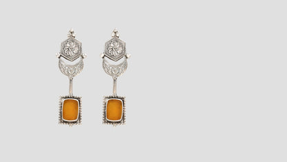 "Timeless Craft: Sangeeta Boochra Silver Handcrafted Earrings "